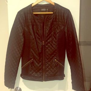 Vegan leather jacket